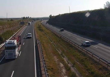 Cuatro heridos en una colisión en la AP-1 en Burgos