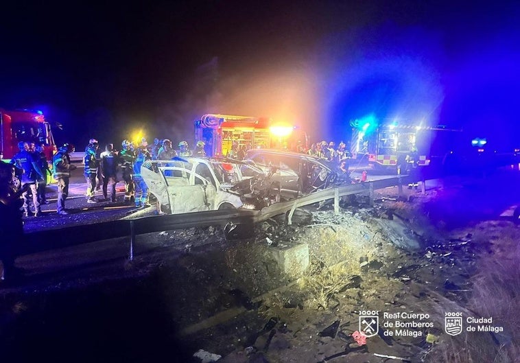 El siniestro se ha producido sobre las 5.30 horas en una salida de la A-7 hacia Torremolinos