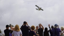 Público en el festival de hidroaviación celebrado este fin de semana en Los Alcázares.